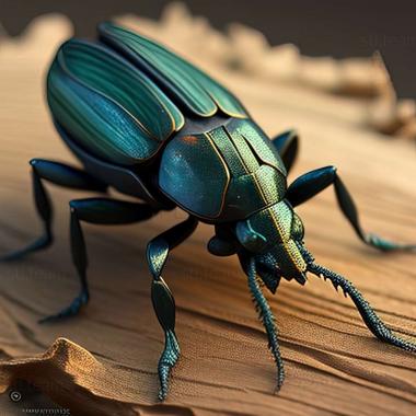 3D model Calosoma scrutator (STL)